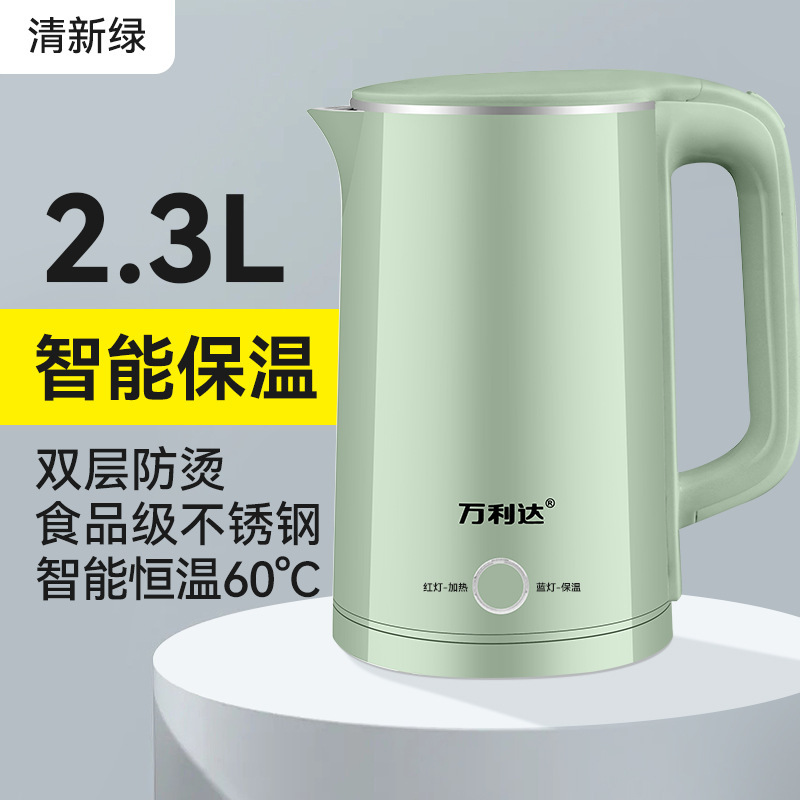 工場直接供給 Wanlida ケトル家庭用電気ケトル断熱ステンレス鋼小型家電ギフト印刷代理店|undefined