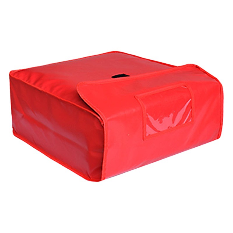 Extranjero caliente nueva 16 pulgadas pizza bolsa de aislamiento de pizza cuadrado impermeable bolsa de entrega de comida pizza americana pizzabag