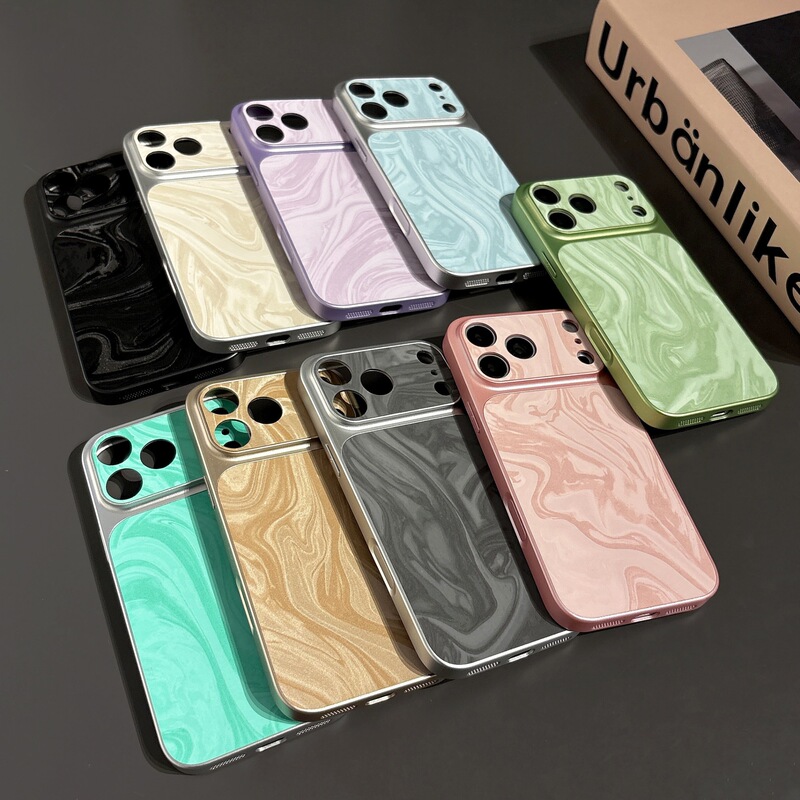 Suitable for Apple 17Promax Mobile Phone Case with Water Ripple High-End Matte Finish, New Model for iPhone 16, 15 for Women, 14 Anti-Drop, 13 Suitable for Apple 17Promax Mobile Phone Case with Water Ripple High-End Matte Finish, New Model for iPhone 16, 15 for Women, 14 Anti-Drop, 13