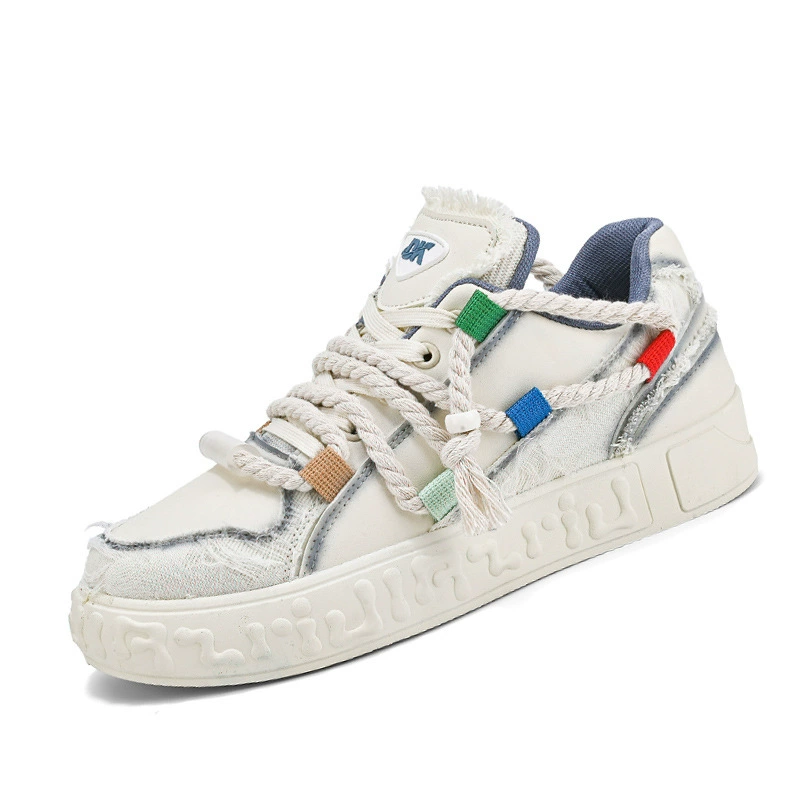 Trend denim breathable sneakers, men's sports low casual footwear for leisure, autumn, 2023 collection