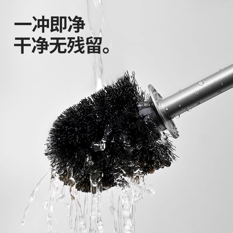 Cepillo de inodoro rack de almacenamiento sin perforaciones hogar no muerto ángulo cepillo de inodoro baño aseo artefacto de limpieza