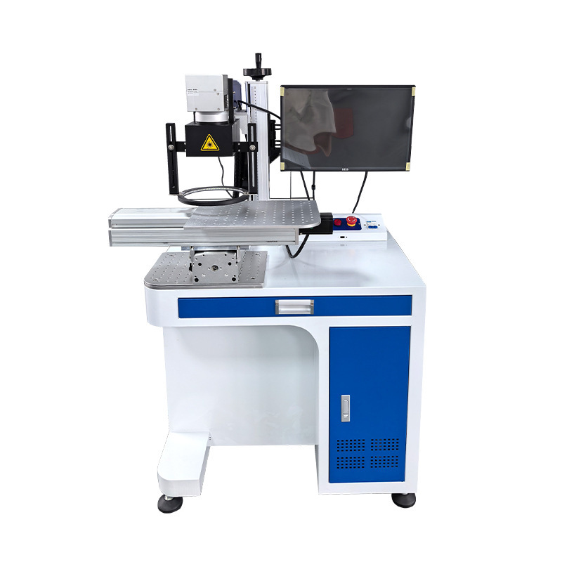 CCD视觉激光打标机线路板芯片紫光镭雕机工厂自动化流水线喷码机