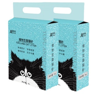 Cat Litter Manufacturer Aotek Tofu Deodorizing Cat Litter Quick Clumping Green Tea Litter Cat Cleaning Supplies Factory