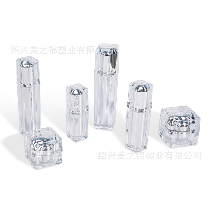 新款方圆瓶50ml 供应亚克力、真空瓶，膏霜乳液瓶化妆品瓶
