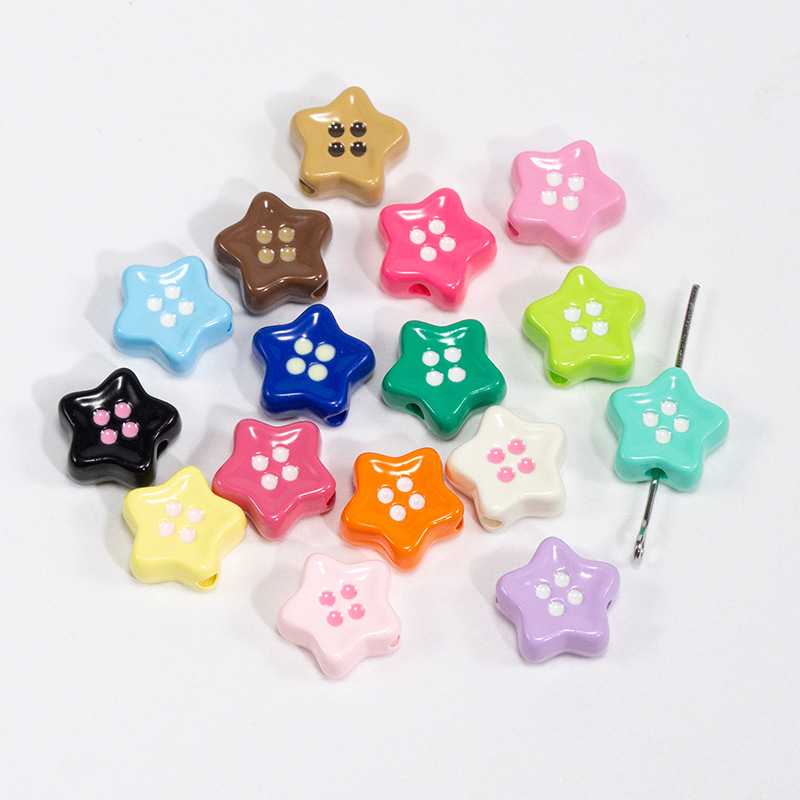 ペイントラブボタンラウンドボタン手作りルースビーズ DIY ブレスレットネックレスキーホルダー素材ジュエリーアクセサリー|undefined