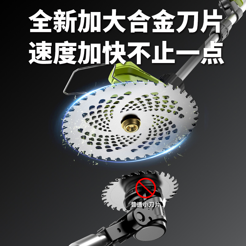 Cortadora de césped pequeña para el hogar cortadora de césped recargable eléctrica cortadora de césped multifuncional de batería de litio