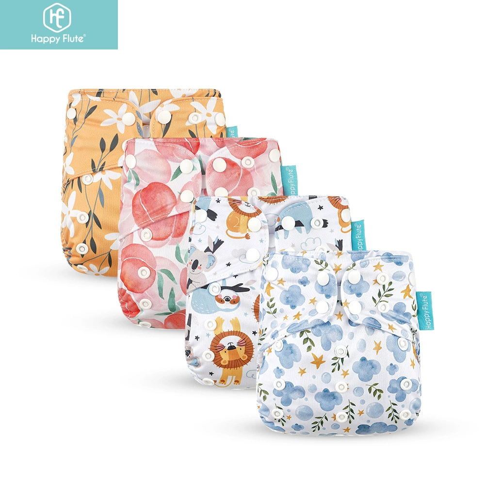 Водонепроницаемые Training Pants (happyflute) PUL внешняя ткань, эластичная внутренняя часть, один размер 3–15 кг