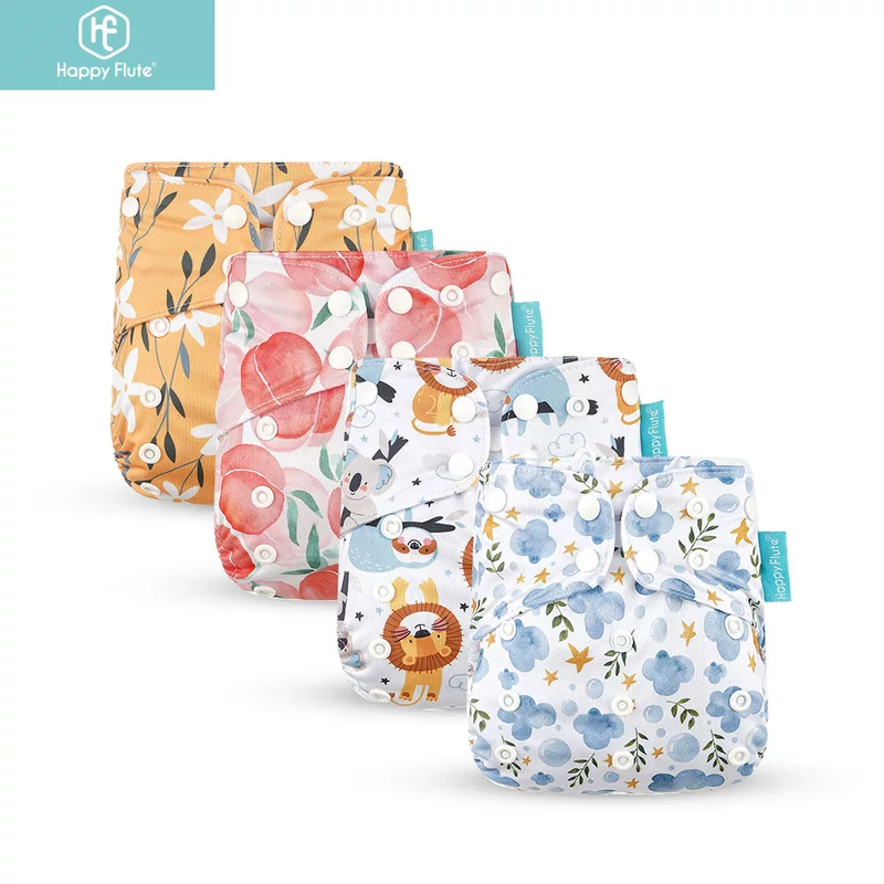 Водонепроницаемые Training Pants (happyflute) PUL внешняя ткань, эластичная внутренняя часть, один размер 3–15 кг