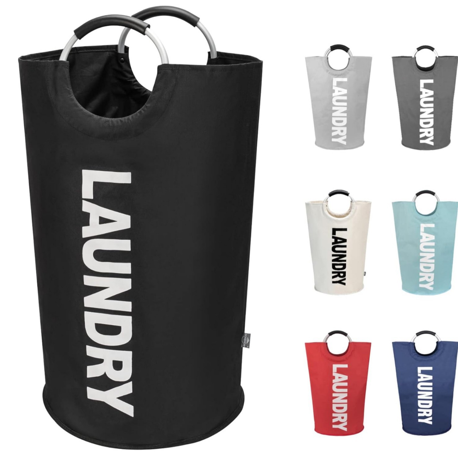 Canvas transfronterizo Amazon bolsa de lavandería ropa sucia cesta de almacenamiento de ropa plegable bañera de ropa gran capacidad sucia