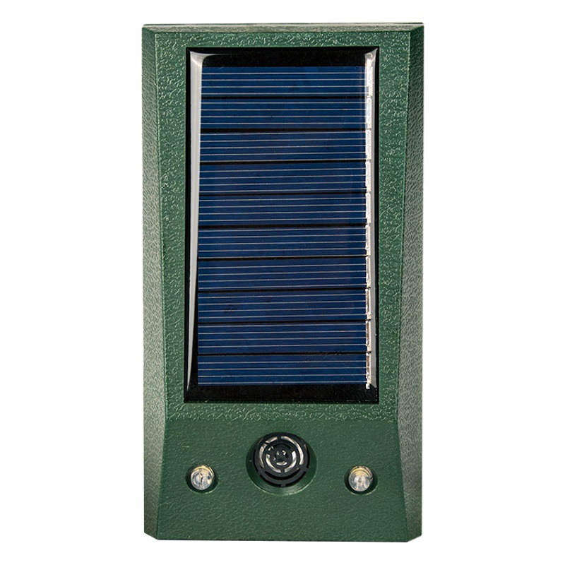 Fábrica al por mayor ratón ultrasónico repelente al aire libre LED Rojo y Blanco Flash pájaro repelente ultrasónico perro repelente gato repelente