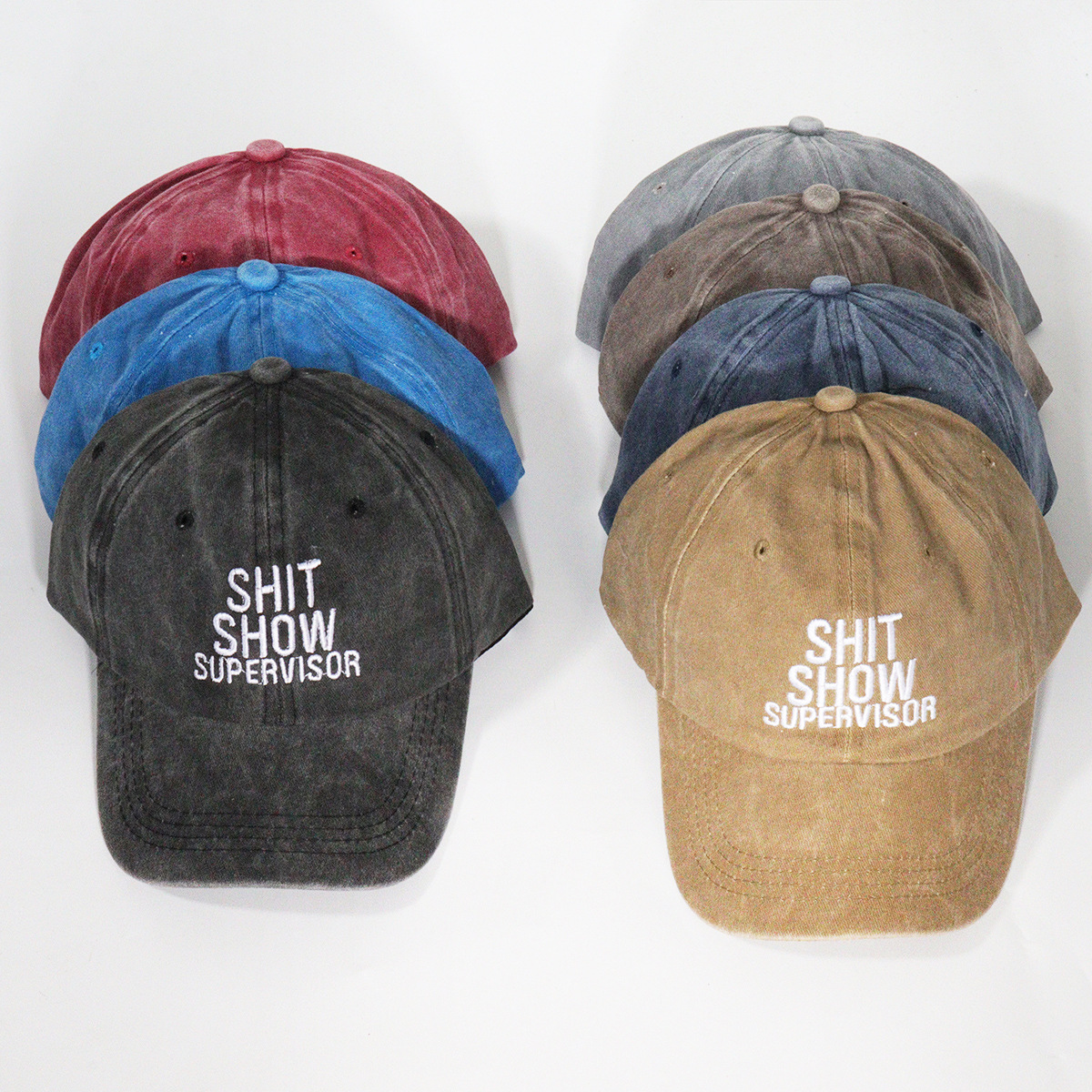 Unisex Personalized casual alphabet embroidered washed baseball cap Deep top outdoor travel sun protection baseball cap_voghion.com