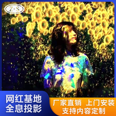 5D全息投影网红打卡基地艺术展览整场方案策划沉浸式互动投影厂家|ru