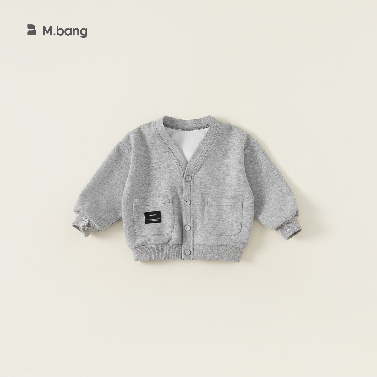 Babycity ropa infantil chaqueta de los muchachos de los niños casual con cuello en V cardigan Beibei primavera y otoño Outwear CY84017