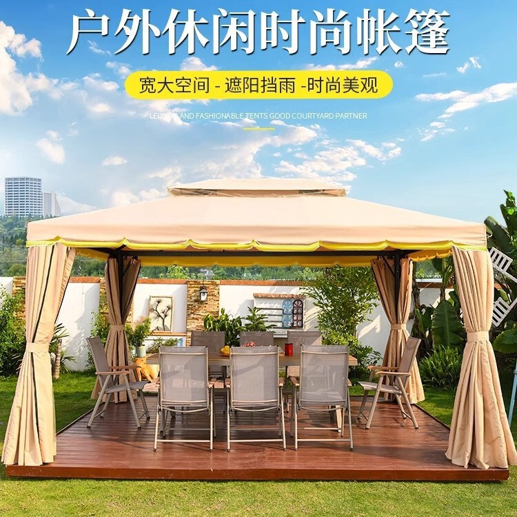 Outdoor Awning Canopy Large Advertising Sunshade Stall Roman Tent Courtyard Garden Gazebo Activity Tent