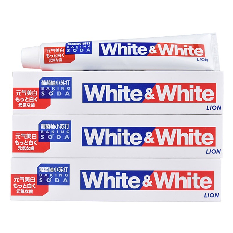 Japan Lion King White Toothpaste Wholesale Whole Case Stain-removing Breath-removing Fresh Tooth-removing Stain-proofing Baking Soda Cleaning genuine goods