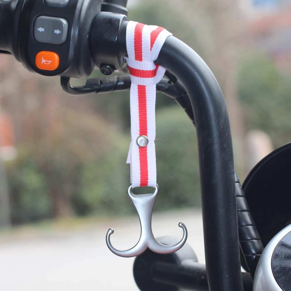 Gancho multifuncional de metal engrosado para motocicleta, triciclo eléctrico, venta al por mayor, nuevo, para compras y supermercado