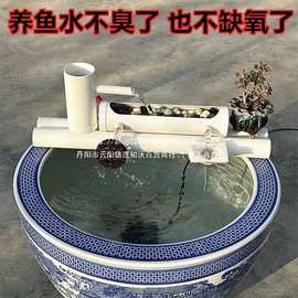 加氧静音鱼缸过滤器家用免换水循环流水器瓷缸外置三合一过滤设备