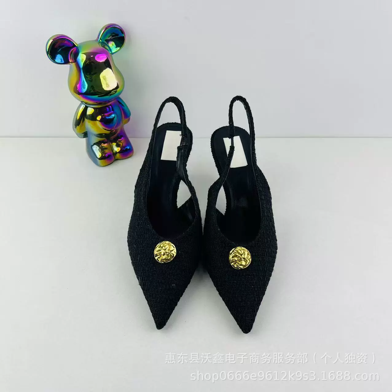 Woxin ZA новые весенние женские туфли из черного металла