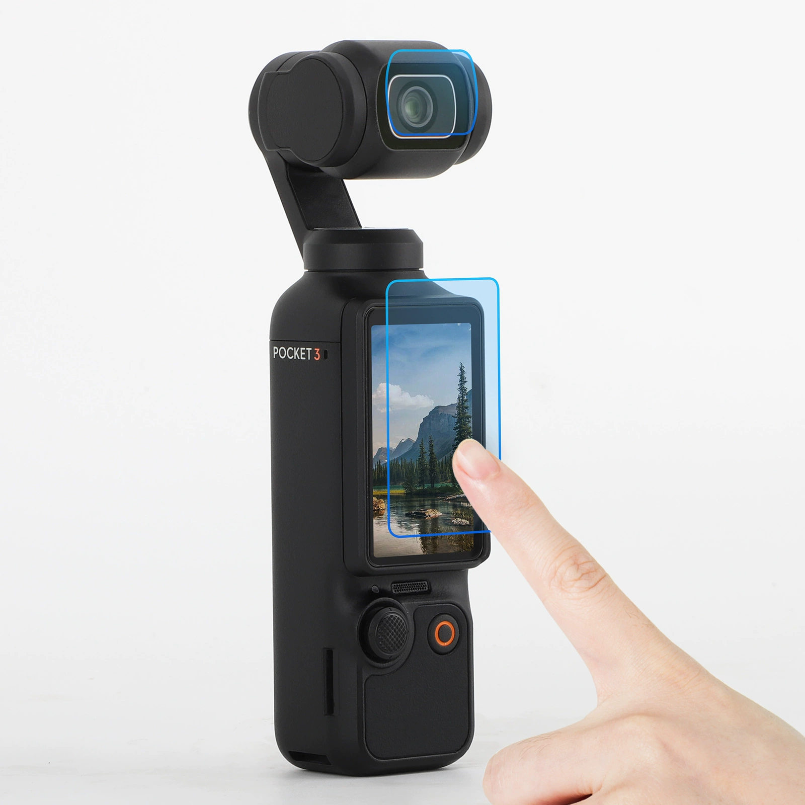 Sunnylife защитная стальная пленка для Osmo Pocket 3 — защитная пленка для объектива/экрана, высокочеткая взрывозащитная пленка-наклейка
