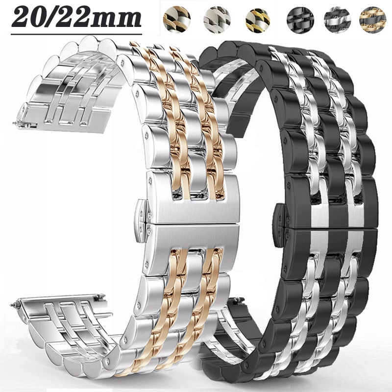 Для Samsung Galaxy Watch active2/3 Huawei Watch GT2 семь бусин бабочка ремешок с пряжкой