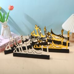 跨境亚克力字母摆件节日家居氛围装饰木质工艺品桌面摆饰厂家批发