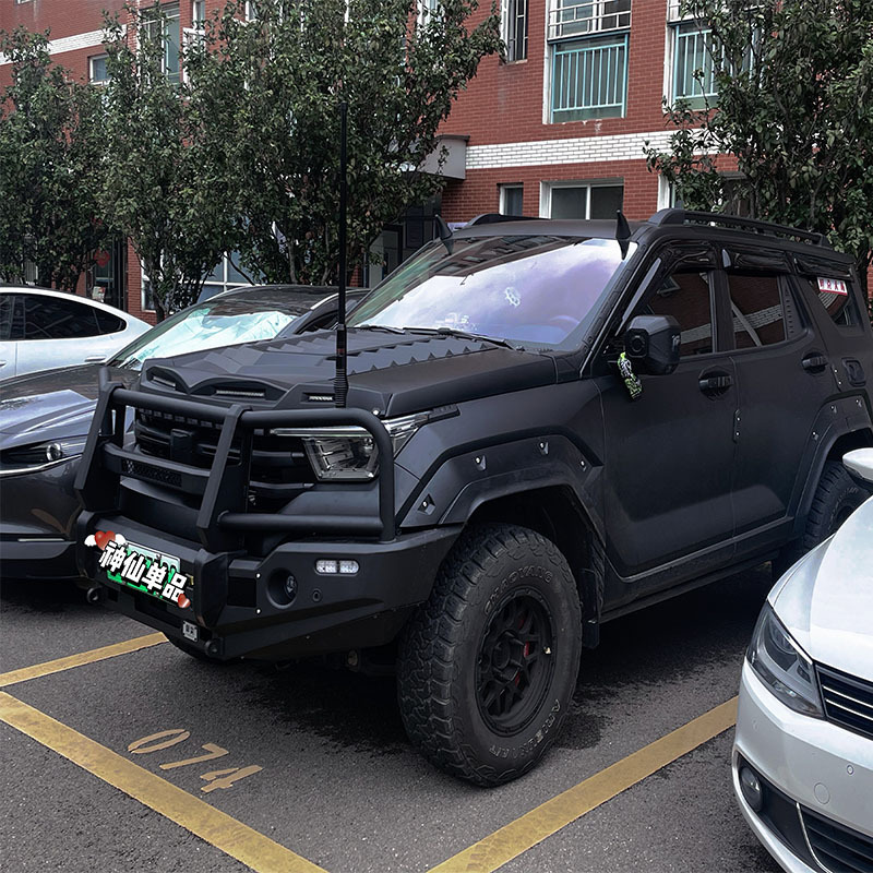 Car Antenna, Off-Road Vehicle Decorative Antenna, Thick Black, Front Bumper Flagpole, Hood, Rear Tailgate Antenna