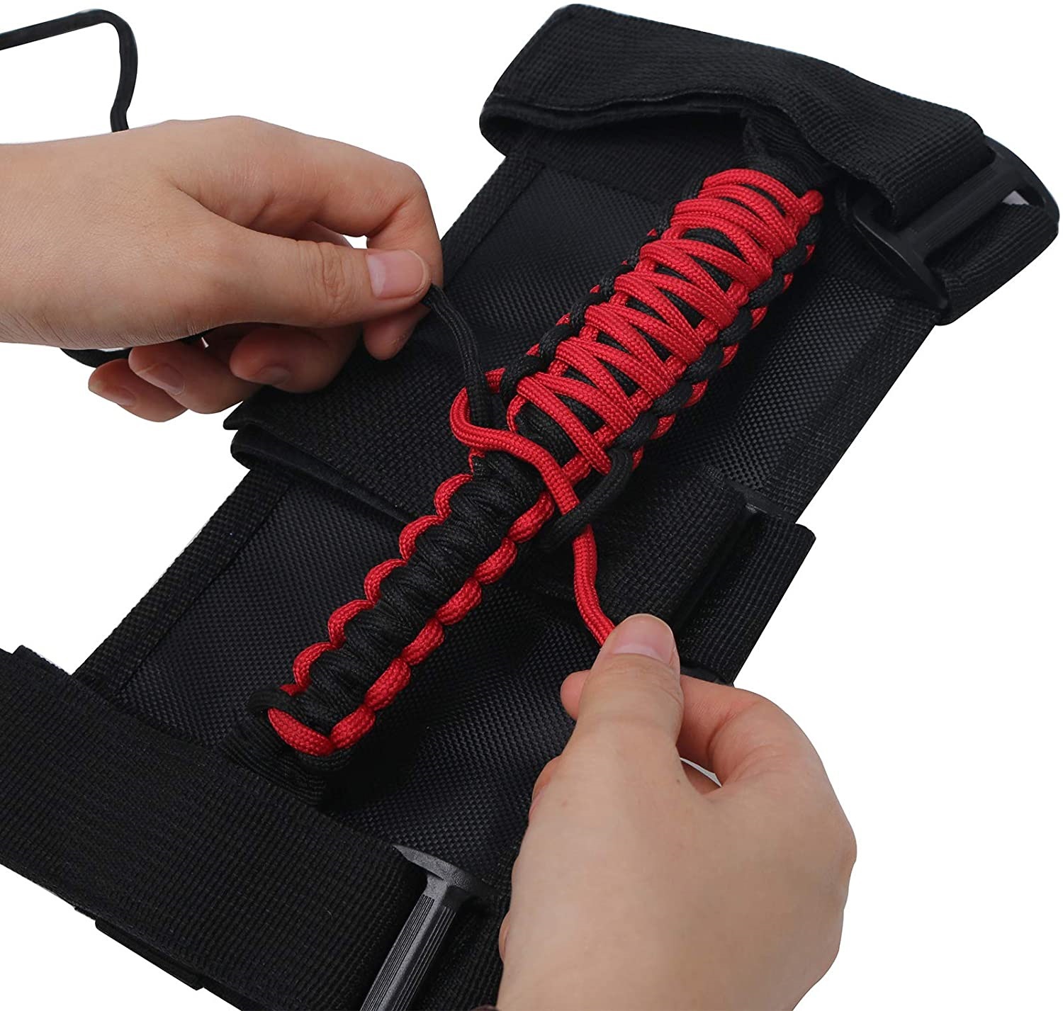 Car modified Wrangler off-road vehicle handle bus roof handle woven handle car armrest