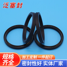 泛塞封 U型弹簧密封圈 四氟弹簧油封 PTFE铁氟龙高压油封现货批发