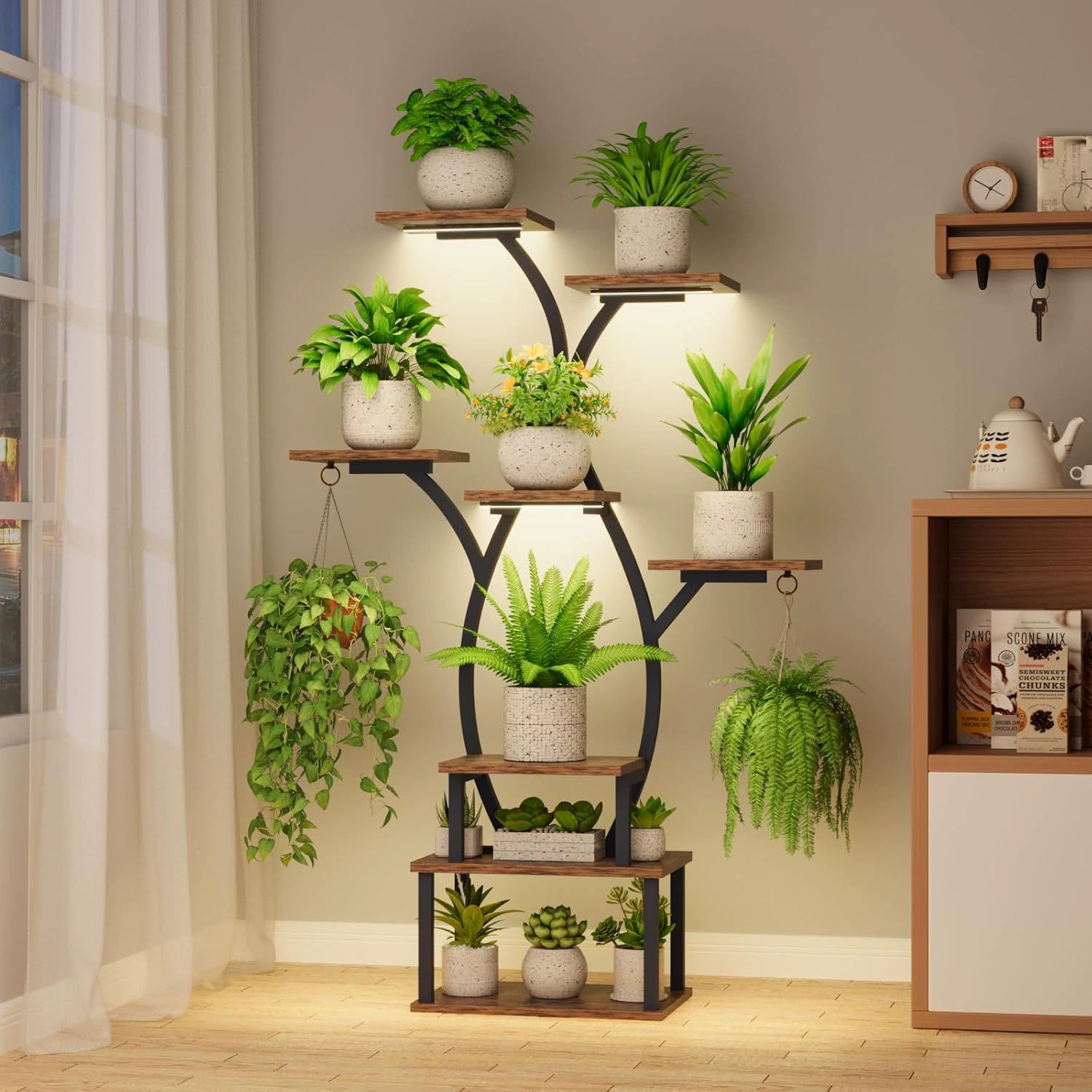 Трансграничные комнатные растительные подставки Многослойные металлические подставки для растений угловые подставки для растений подставки для цветов