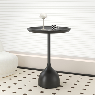Small Round Table Coffee Table Mini Modern Simple Sofa Side Table Bedside Storage Table Internet Celebrity Small Table Iron Bed Zhengzhi