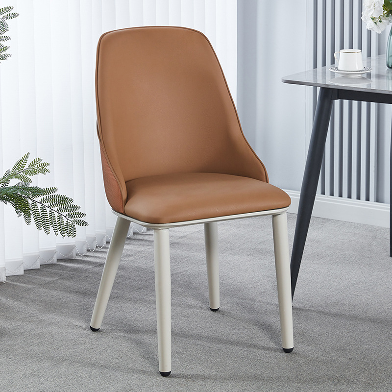 Silla de comedor moderna y simple silla de comedor de lujo ligera silla de comedor silla de mahjong confortable silla de recepción silla de hotel