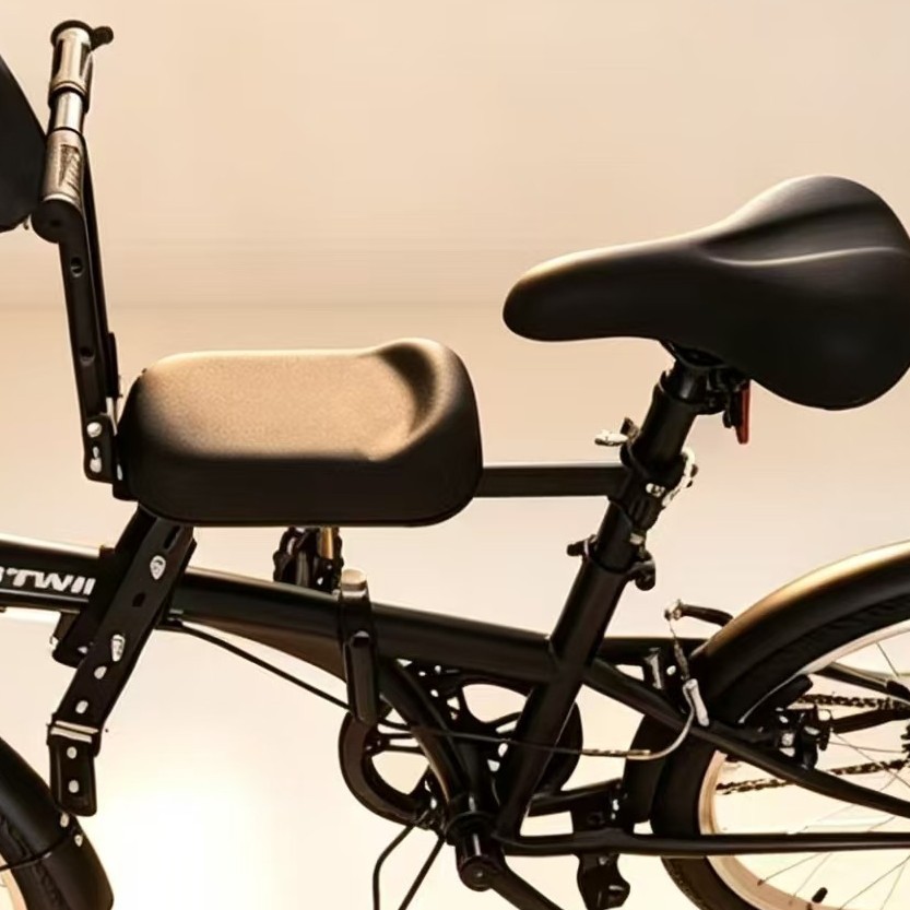 Asiento de coche plegable para niños bicicleta eléctrica portátil rápido desmontaje y montaje de asiento delantero fábrica al por mayor