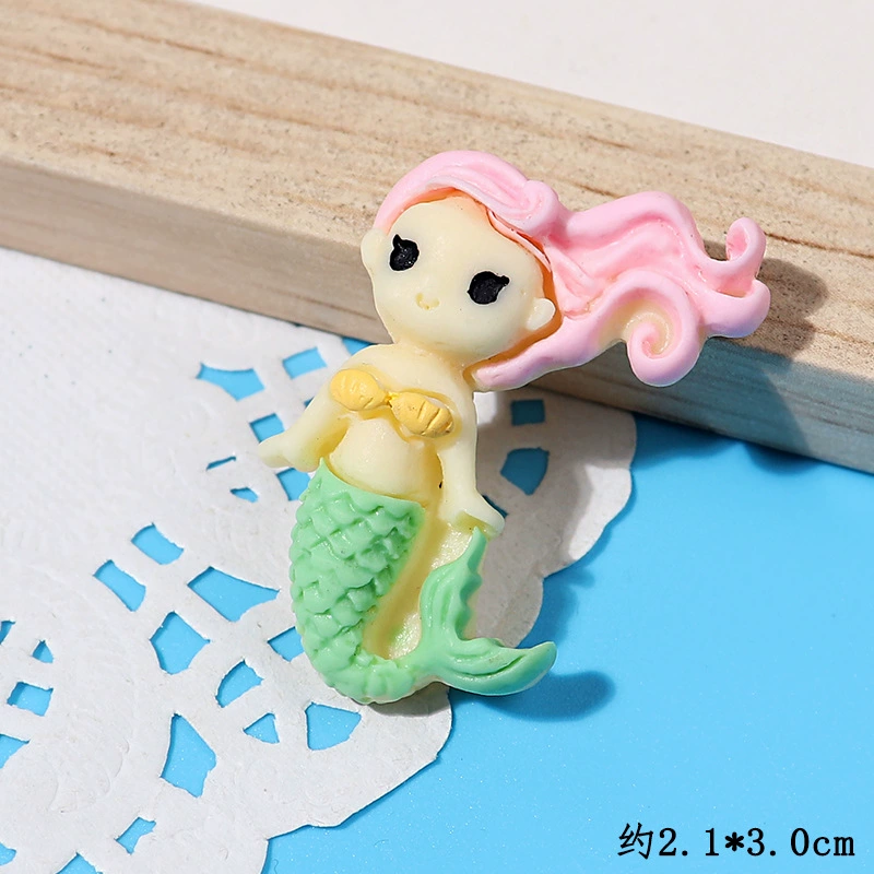 Морская русалка водоросли ракушка ракушка звезда риф аксессуары Diy handmade крем клей корпус телефона материал