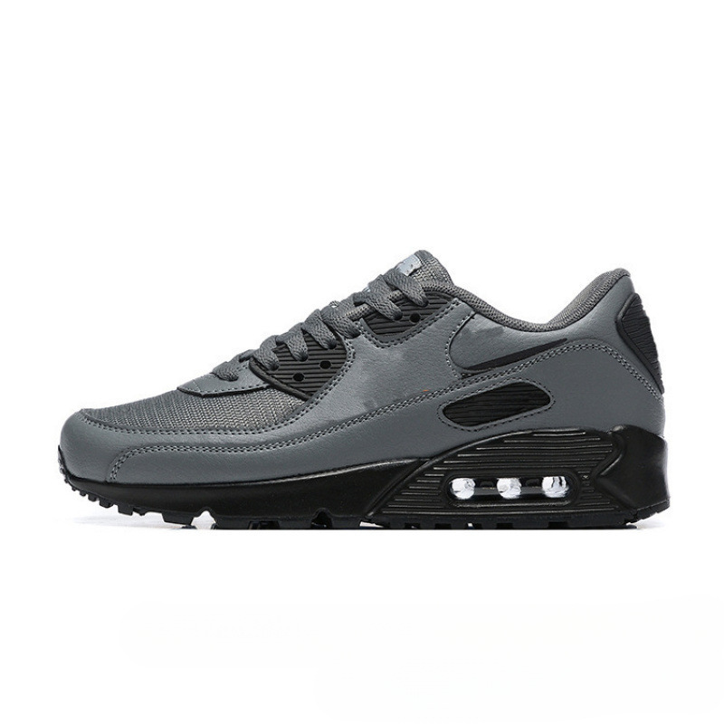Cross-Border Export Air Max90 Air-Cushion Shoes Large Size Running Shoes Men's Retro Casual Sports Shoes Women's Cushioning Running Shoes
