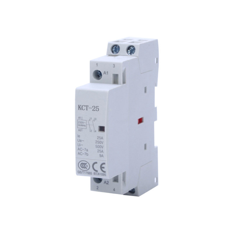 Household Modular Small Ac Contactor Ct-63A 2P 230V 2No2Nc Rail-Mounted Industrial Grade