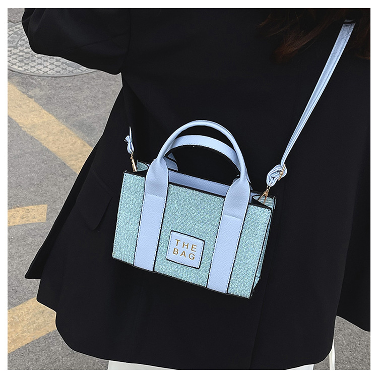 252g Weight Sewing Thread Fashion Element Zipper Closure Type Single Shoulder Strap, Double Handle Strap Type Shoulder Bag Bags Type Casual, Daily Occasion Pu Leather Material Color Block Pattern All Seasons Season Women's Gender Streetwear Style Square Shape Women's Pu Leather Color Block Streetwear Sewing Thread Square Zipper Shoulder Bag 3