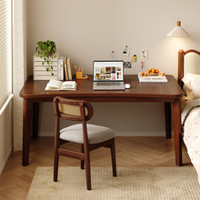 明峥家具厂小户型家用实木书桌台式电脑桌卧室简易学习桌子成人办