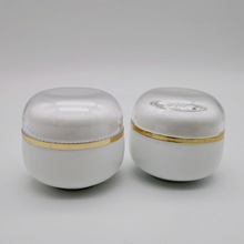 30G贵妇膏白瓷瓶 膏霜瓶 面霜瓶盖子印字 30g眼霜面膜瓶包材