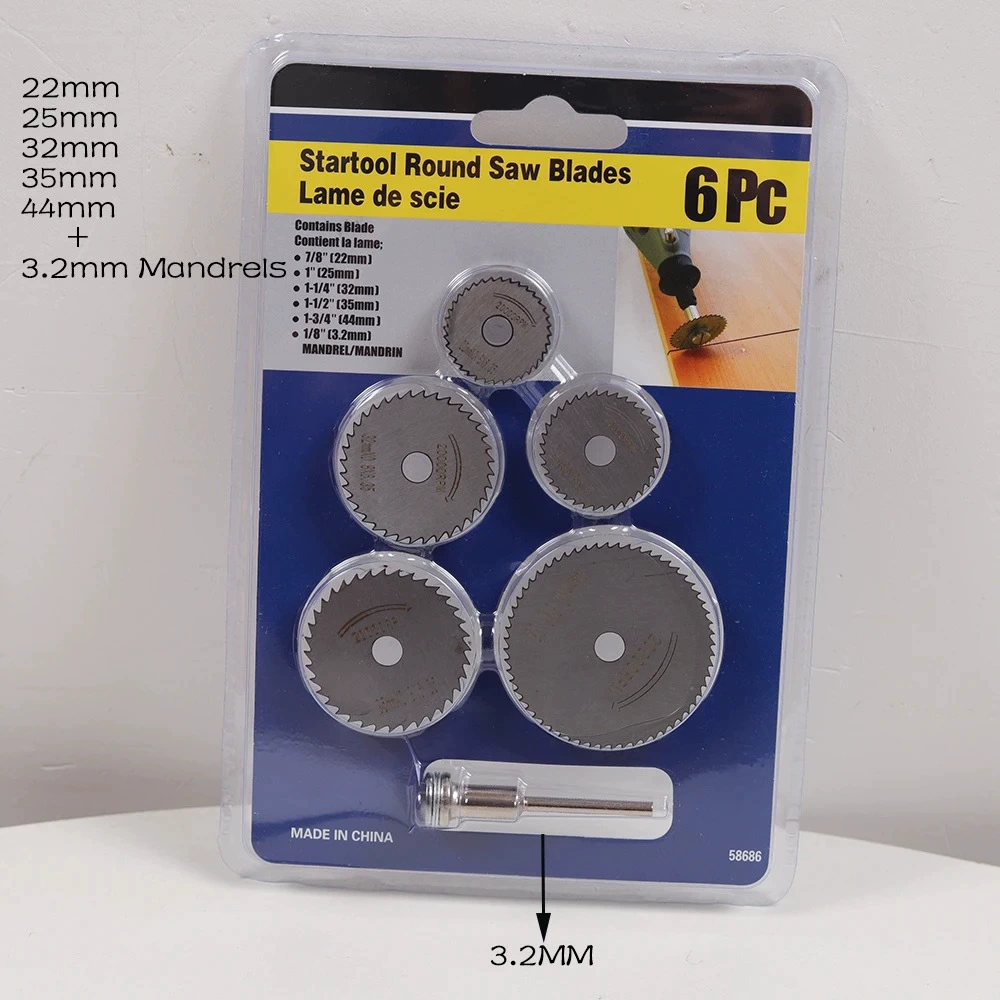 Высокоскоростной стальной диск для циркулярной пилы, мини-диск для пилы, микро-диск для деревообработки, резки металла, пластика и акрила.