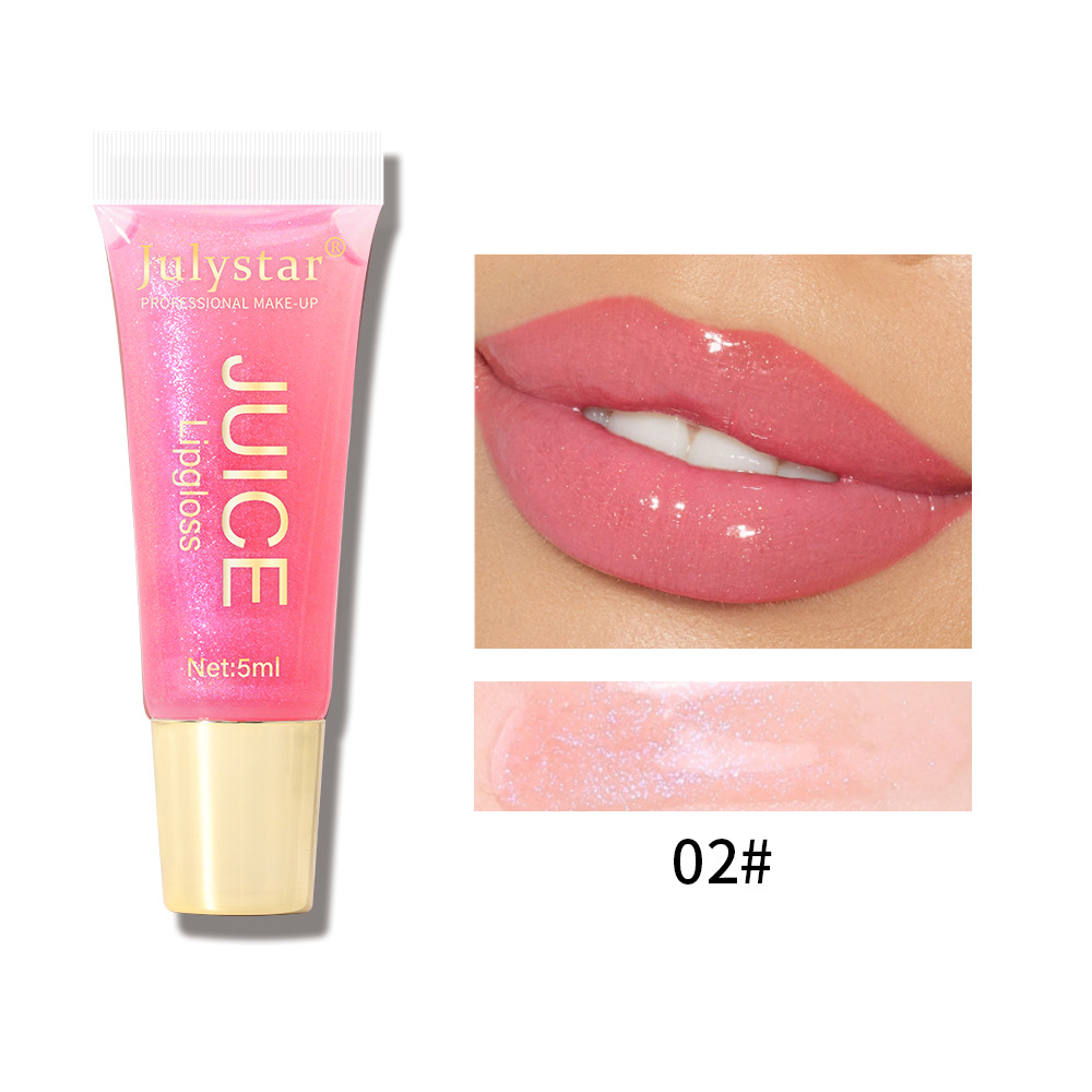 Cross-border hydrating lip gloss with a lustrous texture, non-stick cup, brightening tube, lip gloss and lip gloss wholesale for export undefined