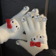 赤い本の同じ種類のktの手袋はドリルを持っています。