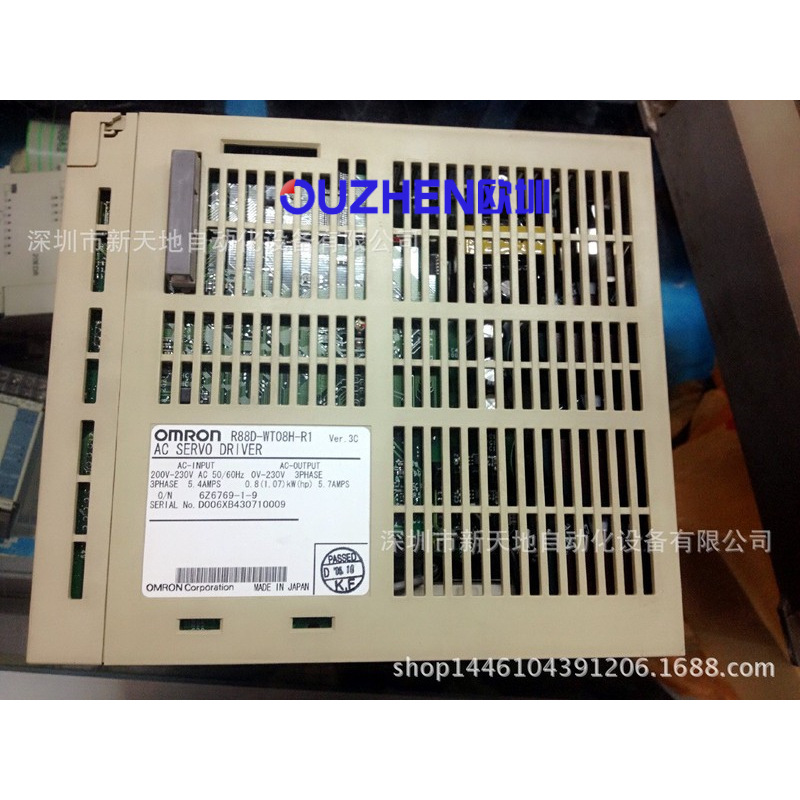 现货供应原装欧姆龙伺服驱动器R88D-KT08H-Z议价为准