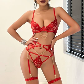 文胸套装;情趣套装;法式文胸