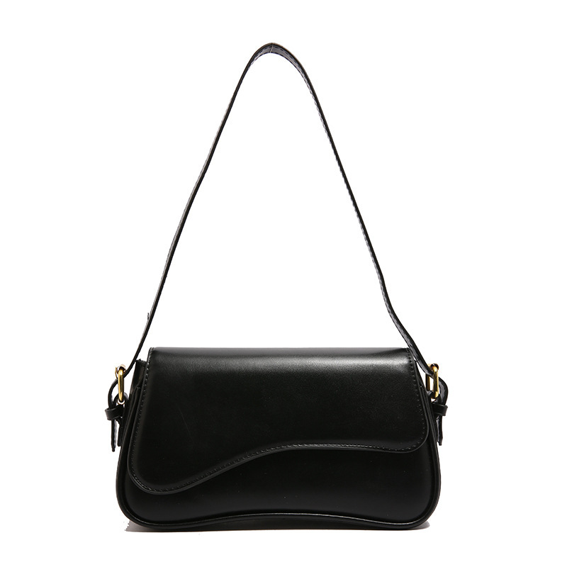 Hoogwaardige nieuwe schoudertas met klep en magnetische sluiting, crossbodytas voor woon-werkverkeer, stijlvol en eenvoudig damesmodel._voghion.com