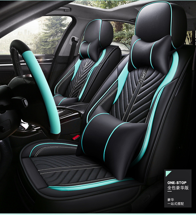 2020 New All-Inclusive Full Leather Cartoon Four-Season Universal Car Seat Cushion Great Wall Gun Haval Big Dog H6M4 Seat Cover