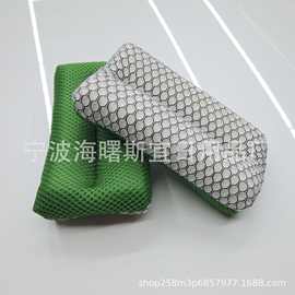 三明治洗车海绵块 双面超细纤维清洁玻璃擦 厨房清洁擦拭海绵