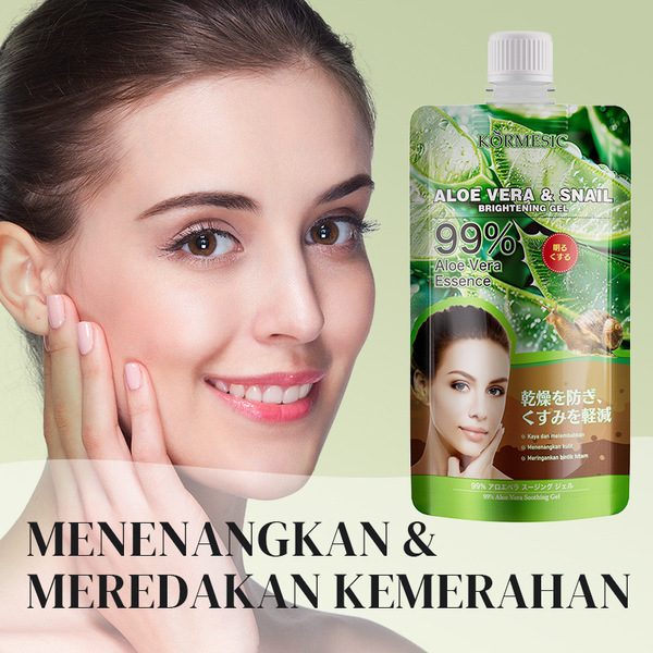 medical aloe vera gel with snail secretion for face for skin care