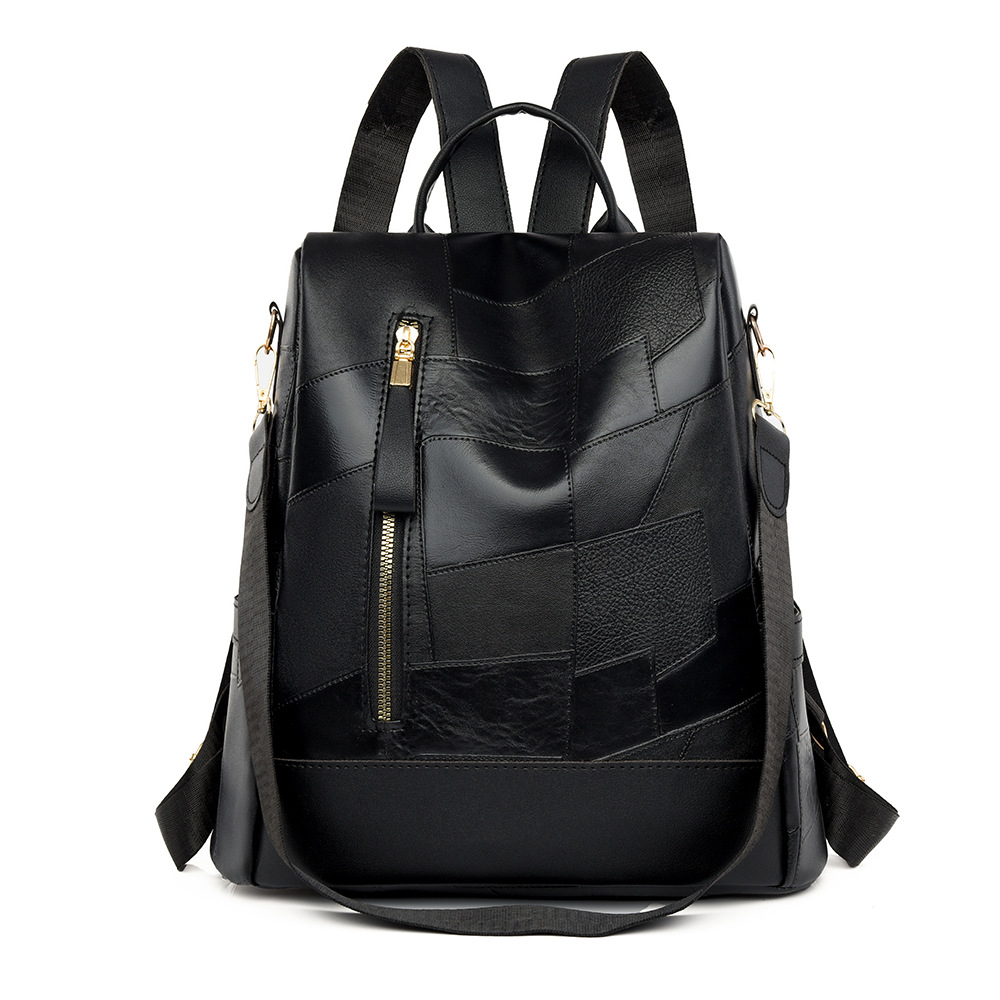 Transfronterizo al por mayor 2024 nuevo estilo salvaje simple mochila para mujer mochila de viaje de ocio antirrobo de gran capacidad