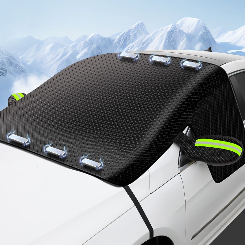 invierno engrosar imán anticongelante anticongelante cubierta de nieve para automóviles protección solar solar frente solar calentamiento