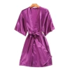 21 dark purple (solid color short)